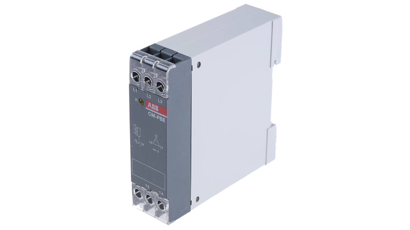 ABB Phase Monitoring Relay, 1, 3 Phase, SPST, DIN Rail