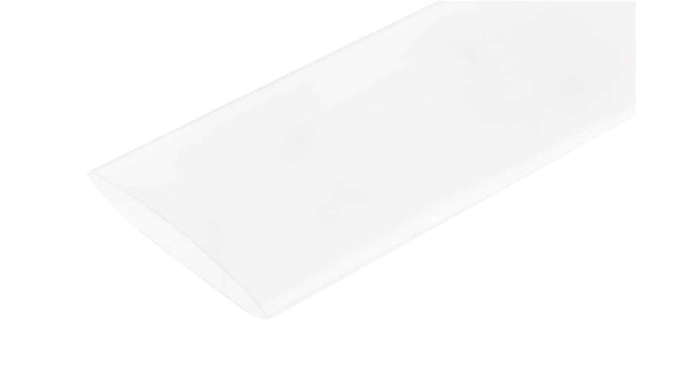 RS PRO Halogen Free Heat Shrink Tubing, Clear 19.1mm Sleeve Dia. x 300mm Length 2:1 Ratio
