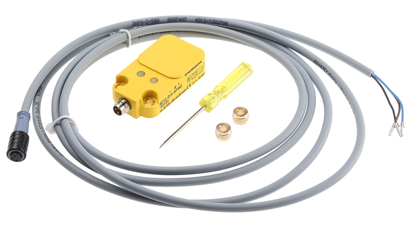 Turck Capacitive Block-Style Proximity Sensor, 10 mm Detection, PNP Output, 10 → 65 V dc, IP67