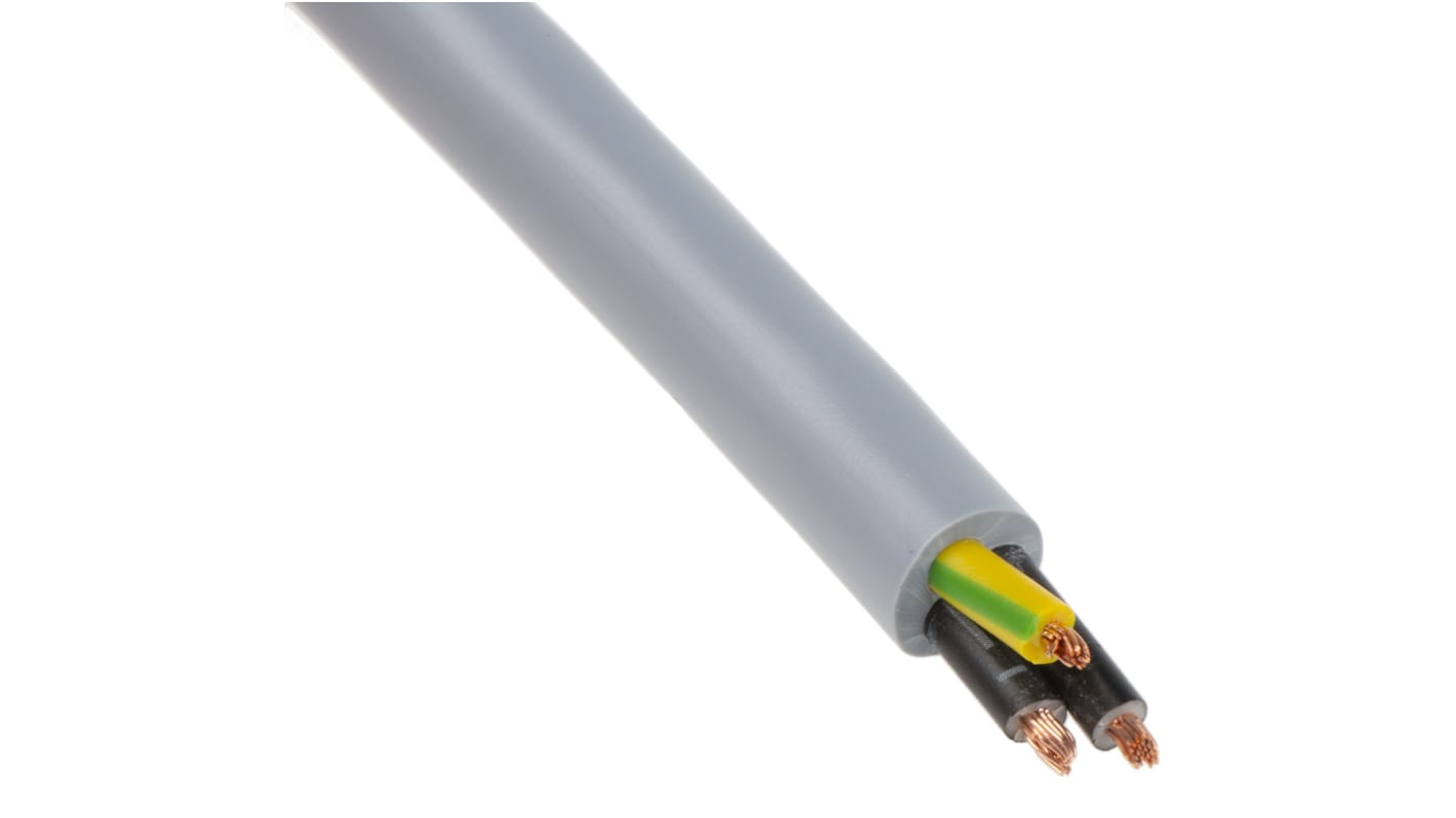 Lapp ÖLFLEX 150 Control Cable, 3 Cores, 1.5 mm², Unscreened, 100m, Grey PVC Sheath, 16 AWG