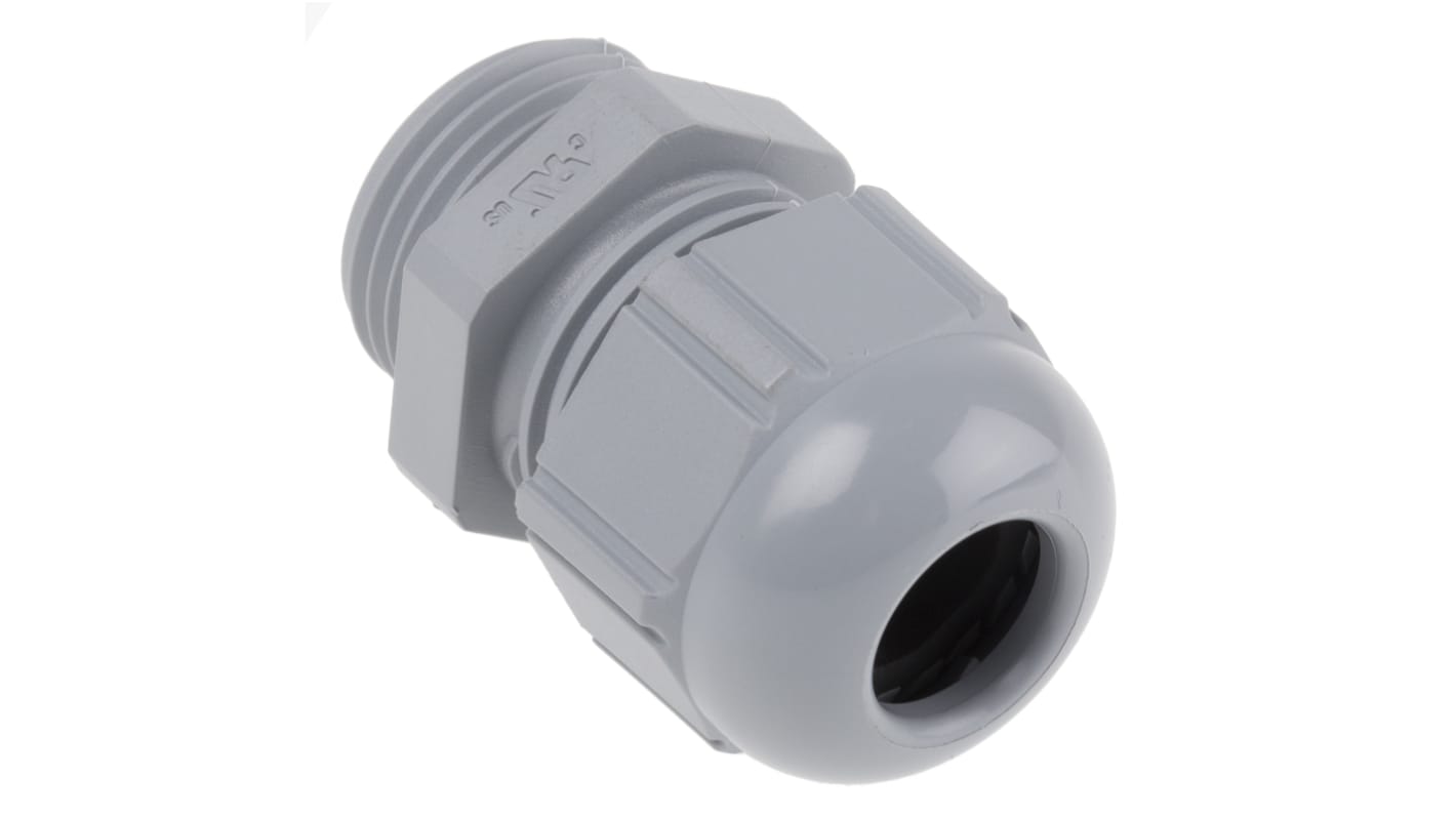 Lapp PA格兰头, PG11, 4mm至10mm线径, IP68, 阻燃, 灰色, SKINTOP系列