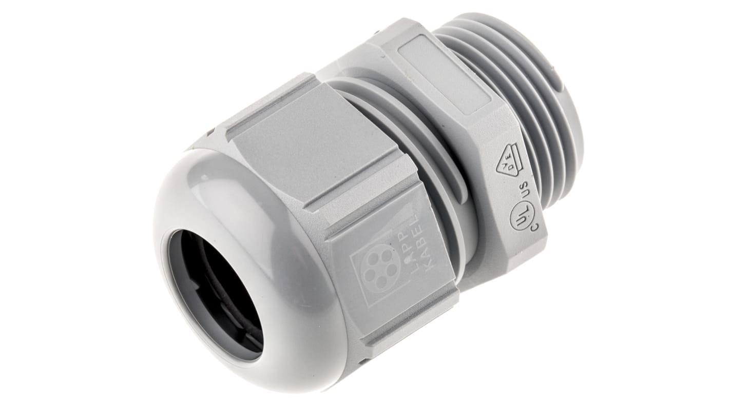 Lapp SKINTOP Series Grey Polyamide Cable Gland, M20 Thread, 7mm Min, 13mm Max, IP66, IP68, IP69K