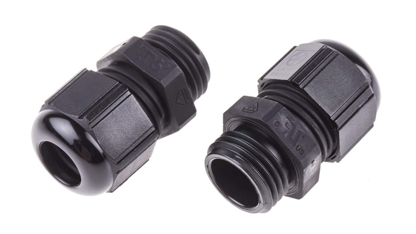 Lapp SKINTOP Series Black Polyamide Cable Gland, M16 Thread, 4mm Min, 10mm Max, IP66, IP68, IP69K