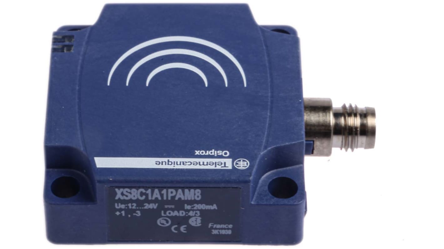 Rs-Online Sensore di prossimità a parallelepipedo Telemecanique Sensors rilevamento 25 mm 12 → 24 V c.c