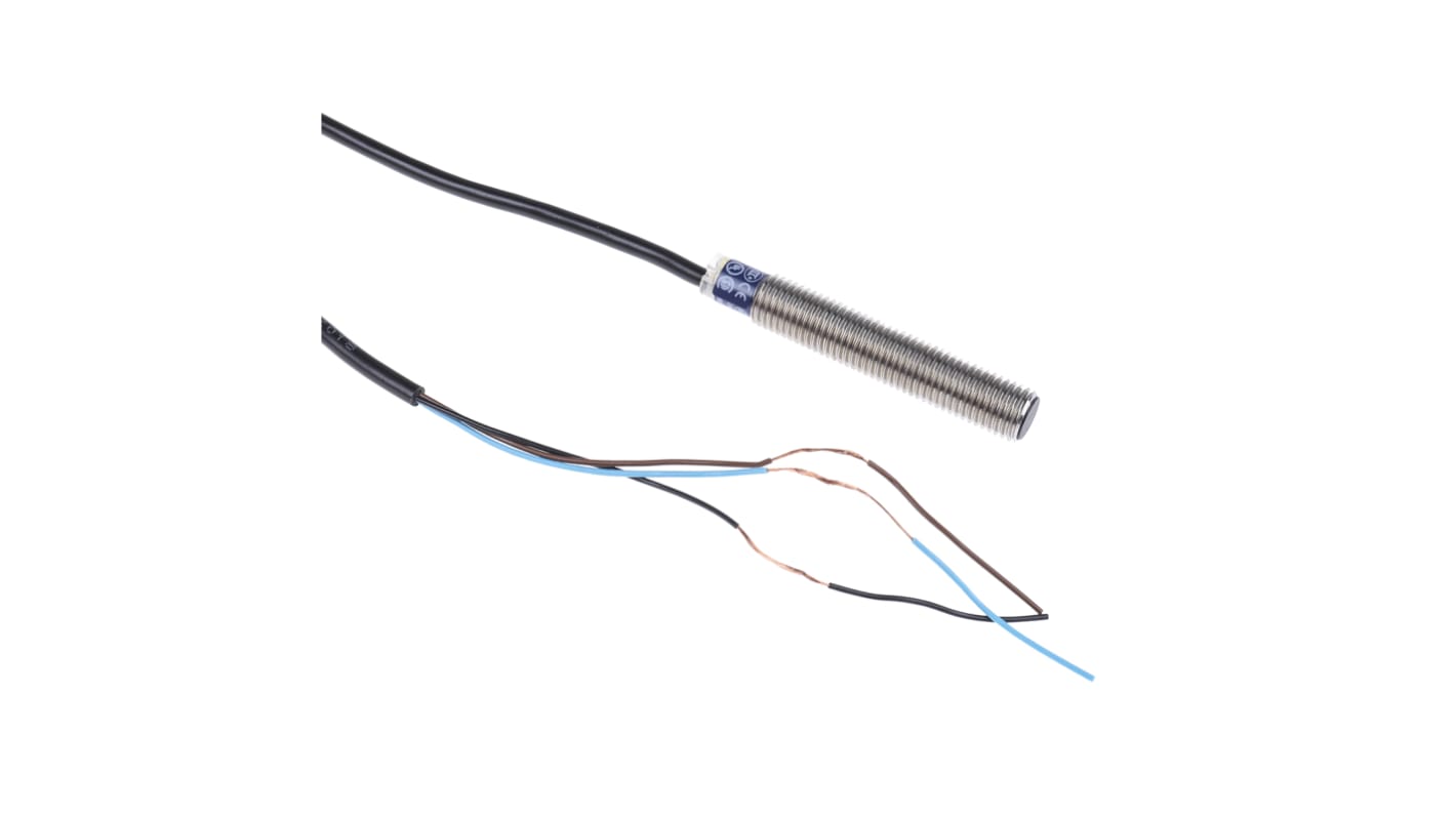 Rs-Online Sensore di prossimità Cilindro filettato Telemecanique Sensors M8 rilevamento 2 5 mm 12 → 48 V c.c