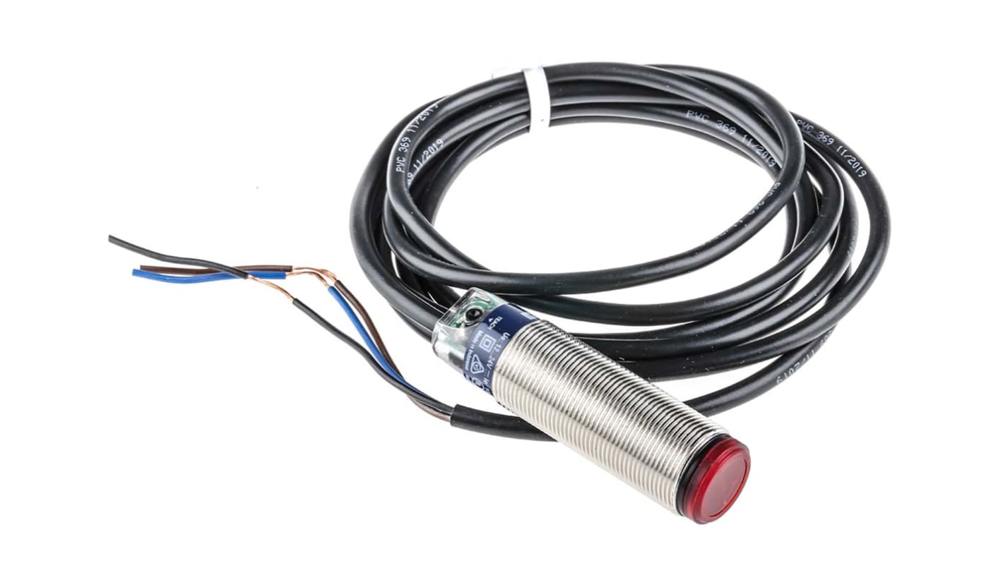 Rs-Online Sensore fotoelettrico Cilindrico Telemecanique Sensors Multimodali rilevamento 120 mm → 15 m. uscita PNP