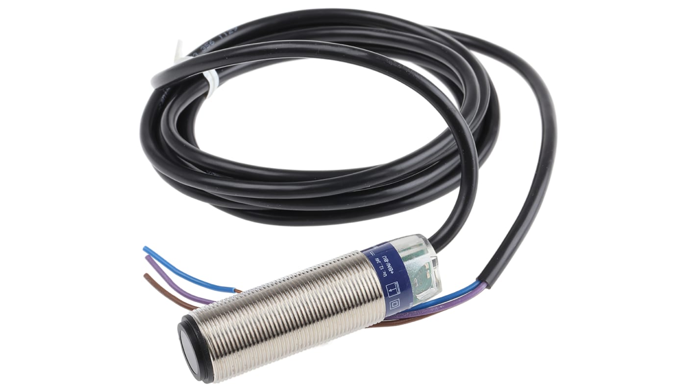 Rs-Online Sensore fotoelettrico Cilindrico Telemecanique Sensors a fascio diretto rilevamento 15 m