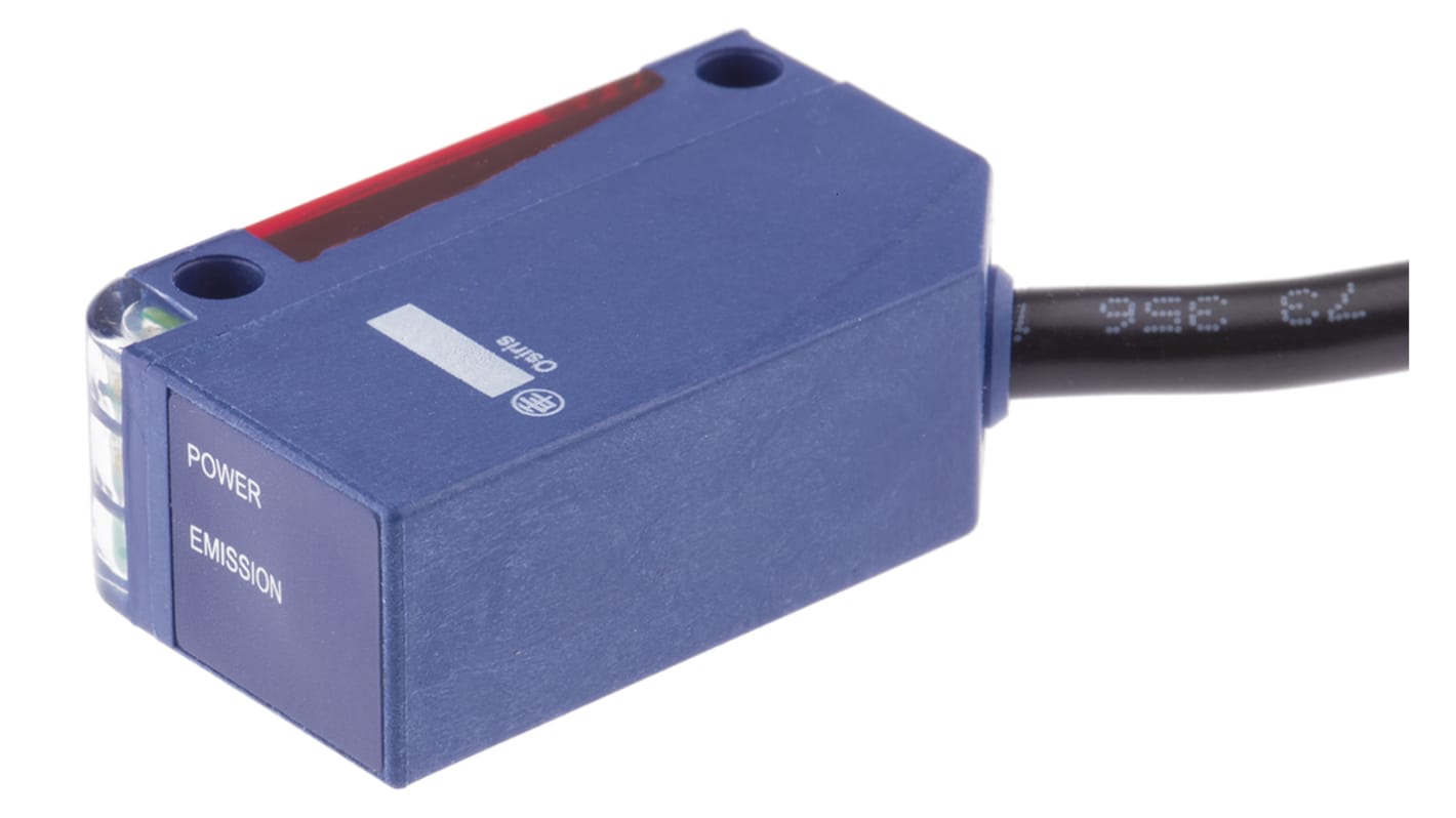 Rs-Online Sensore fotoelettrico Rettangolare Telemecanique Sensors a fascio diretto rilevamento 10 m uscita Relè
