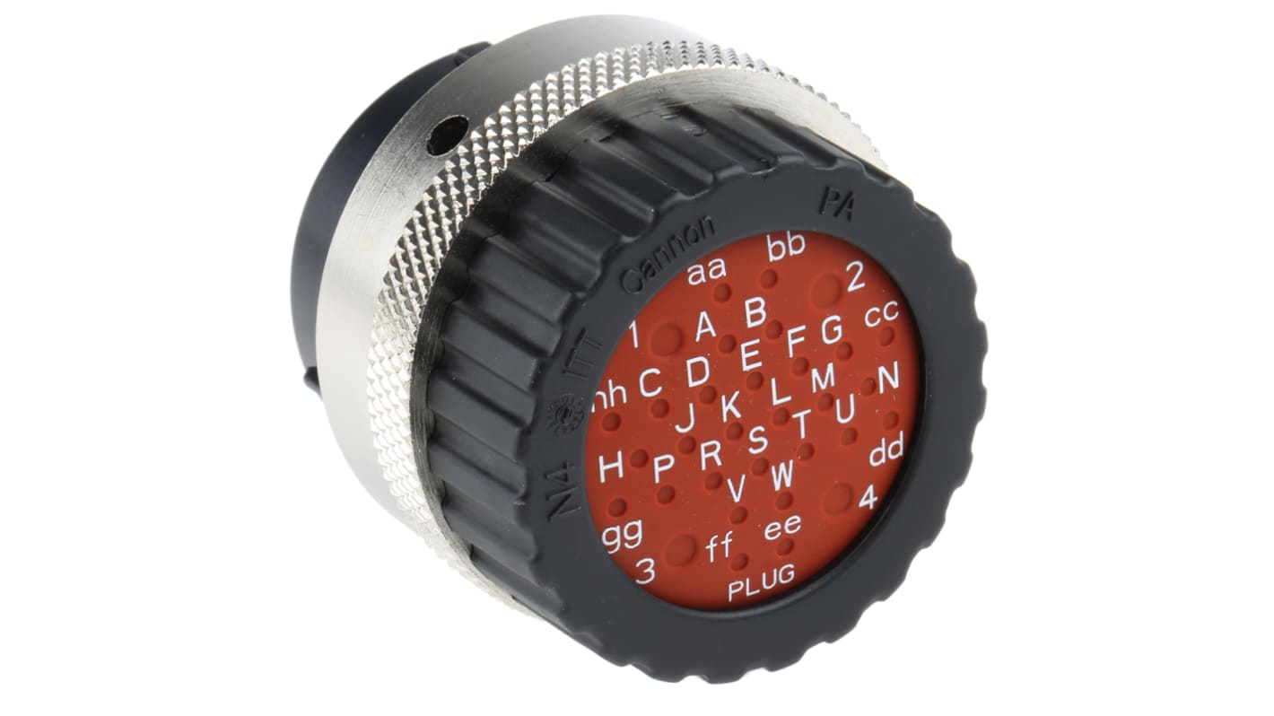 ITT Cannon Circular Connector, 32 Contacts, Cable Mount, Plug, Male, IP67, Trident Neptune Series