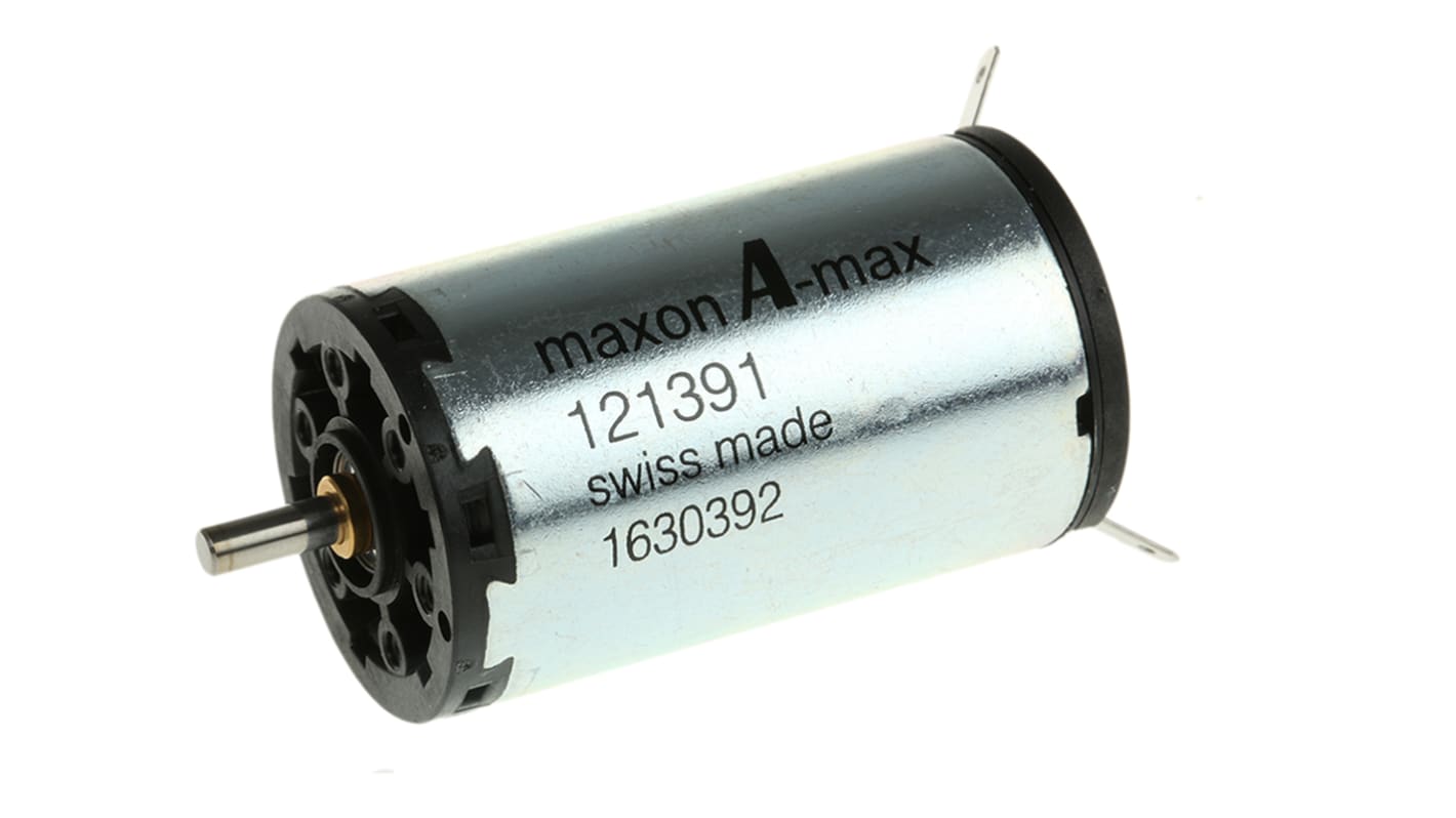 Maxon Brushed DC Motor, 11 W, 12 V, 14.2 mNm, 8010 rpm, 3mm Shaft Diameter