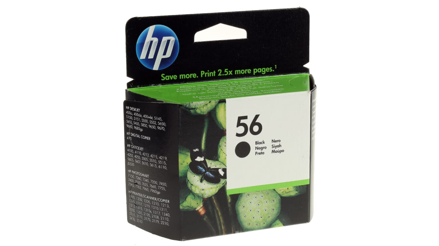 Hewlett Packard 56 Black Ink Cartridge