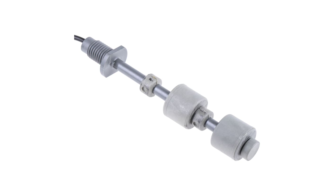 Sensata Cynergy3 PPS浮球开关, 垂直安装, 直接装入, 最大直流120V, 最高+85°C, 线长1m, RSF66系列
