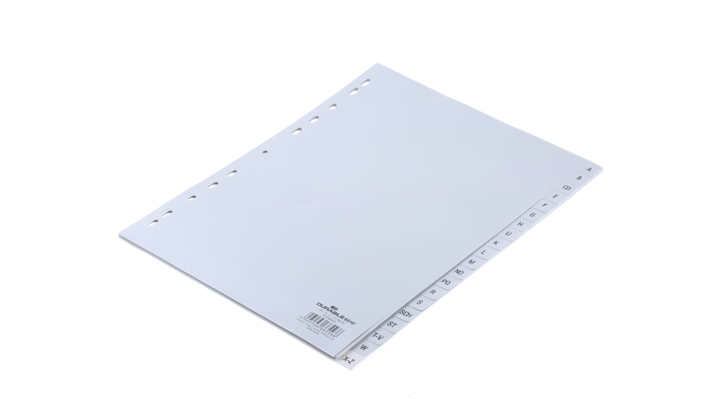 Durable Grey A4 File Divider
