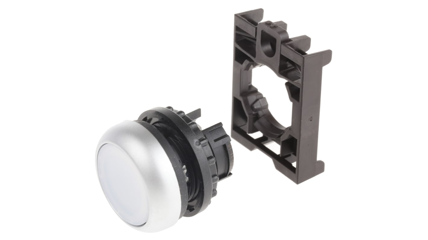 Attuatore pulsante tipo Mantenuto 78635806 M22-DRL-W+M22-A Eaton serie RMQ Titan M22, Bianco
