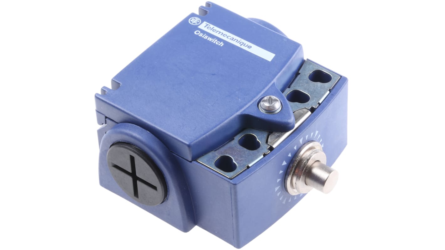 Telemecanique Sensors XCKT Series Plunger Limit Switch, NO/NC, IP66, IP67, DP, Plastic Housing, 240V ac Max, 10A Max