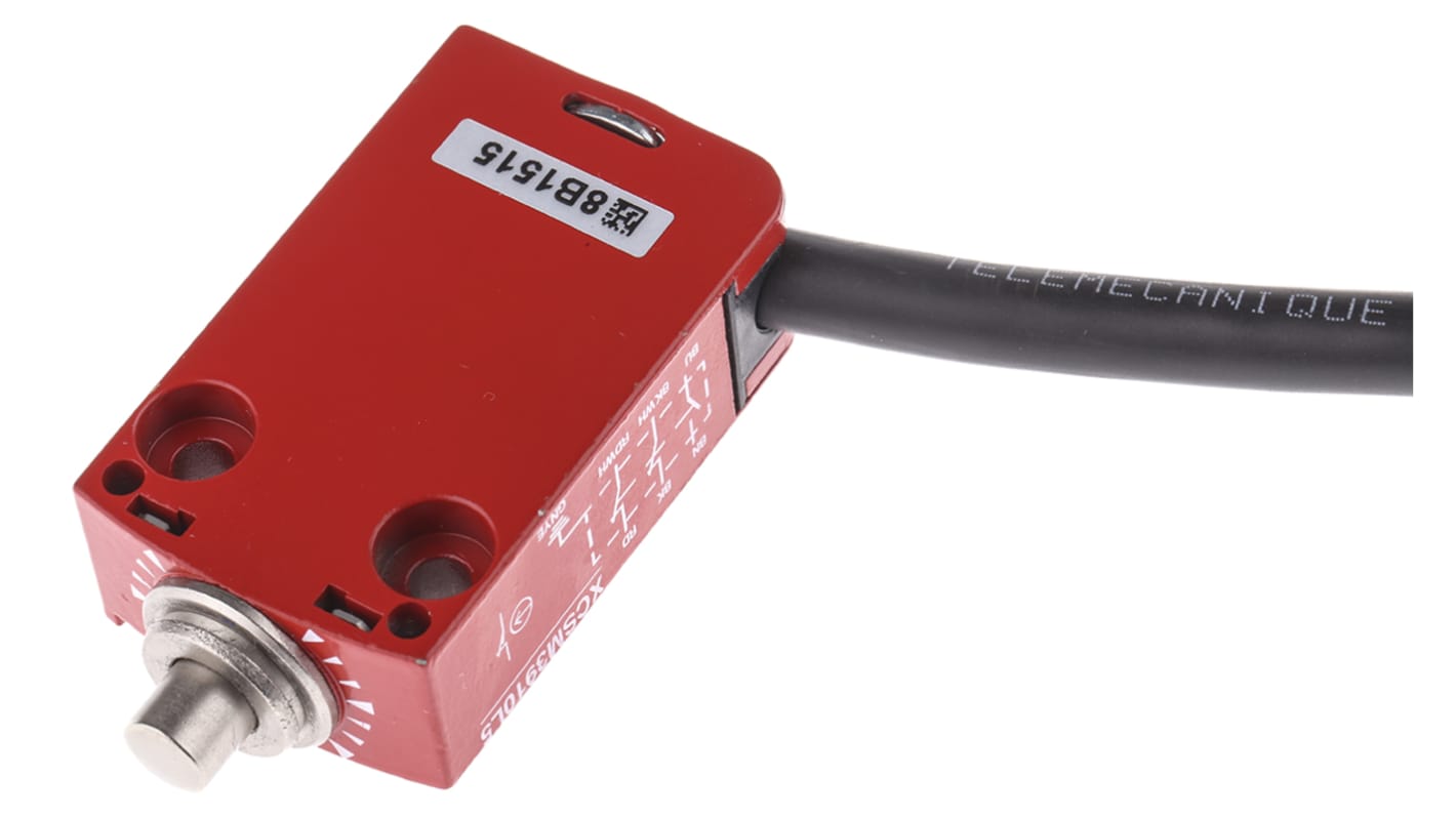 Interrupteur de fin de course Telemecanique Sensors XCSM, Poussoir, 2NF/1NO