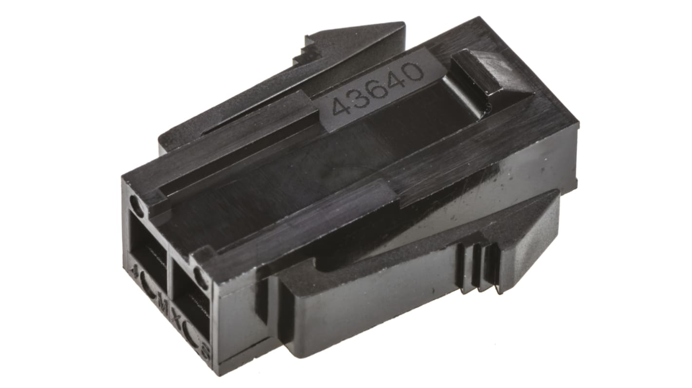 Molex, Micro-Fit 3.0 Male Connector Housing, 3mm Pitch, 2 Way, 1 Row