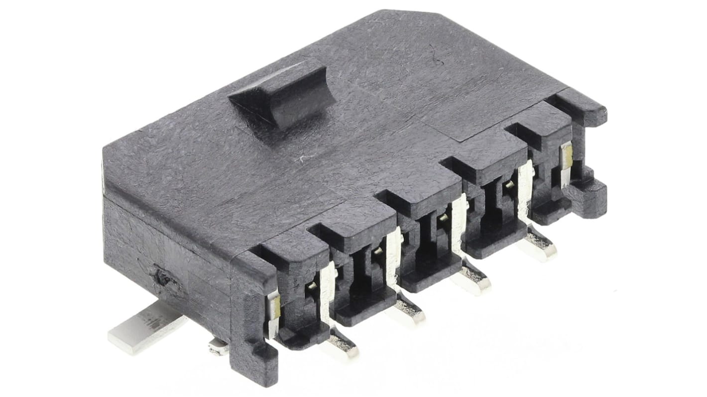 Molex Micro-Fit 3.0 Leiterplatten-Stiftleiste gewinkelt, 4-polig / 1-reihig, Raster 3.0mm, Kabel-Platine,