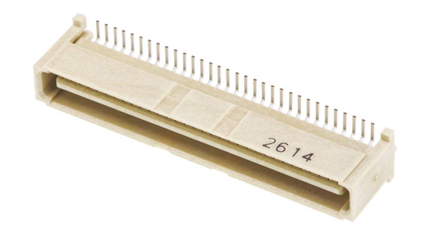 Molex 64p双排排针 直向板对板连接器, 1.0mm间距, 1.0A, 100.0 V, SMT安装, PMC Mezzanine系列