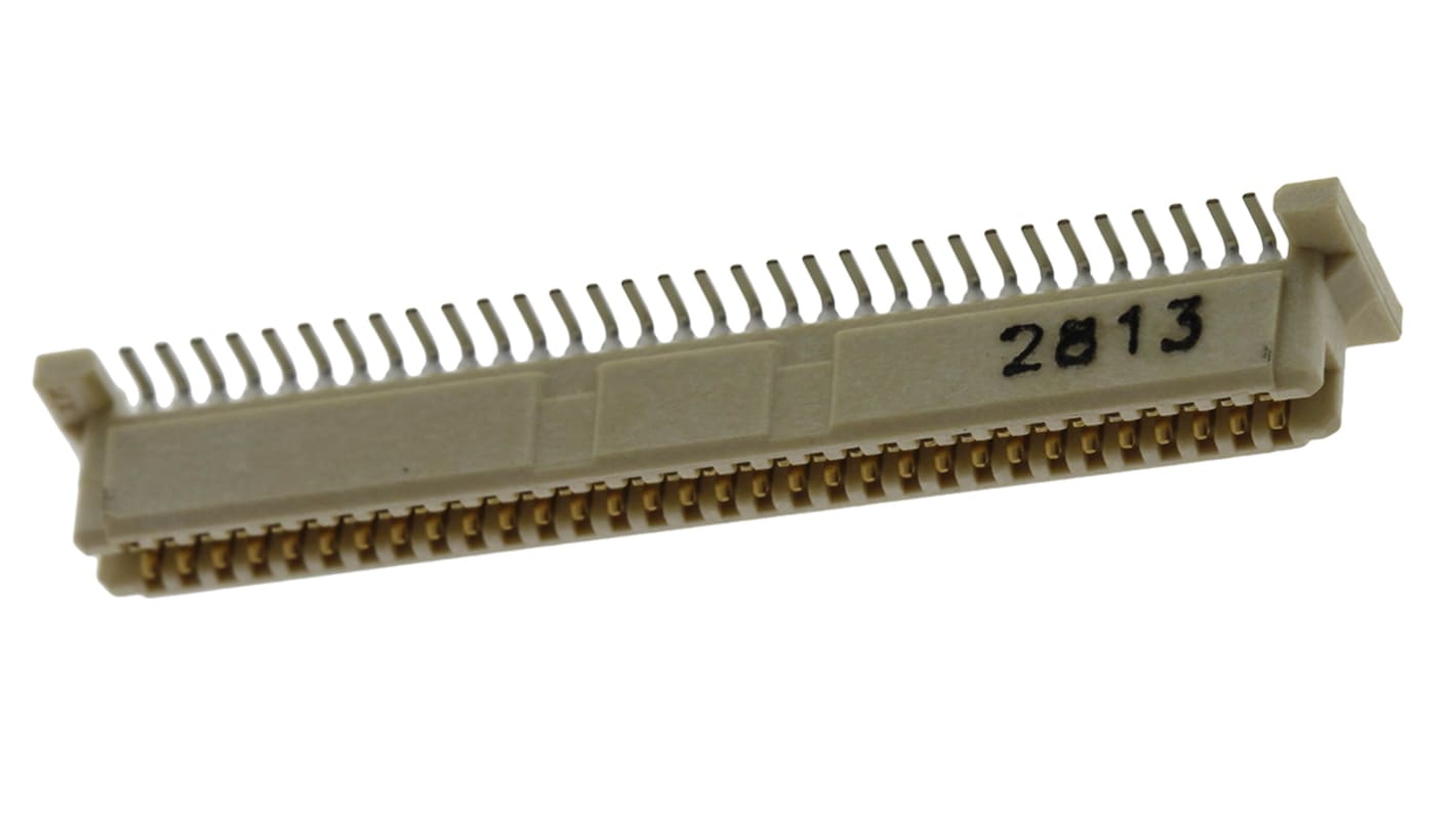 Molex PMC Mezzanine Series Straight Surface Mount Edge Connector, 64-Contact, 2-Row, 1mm Pitch, Solder Termination