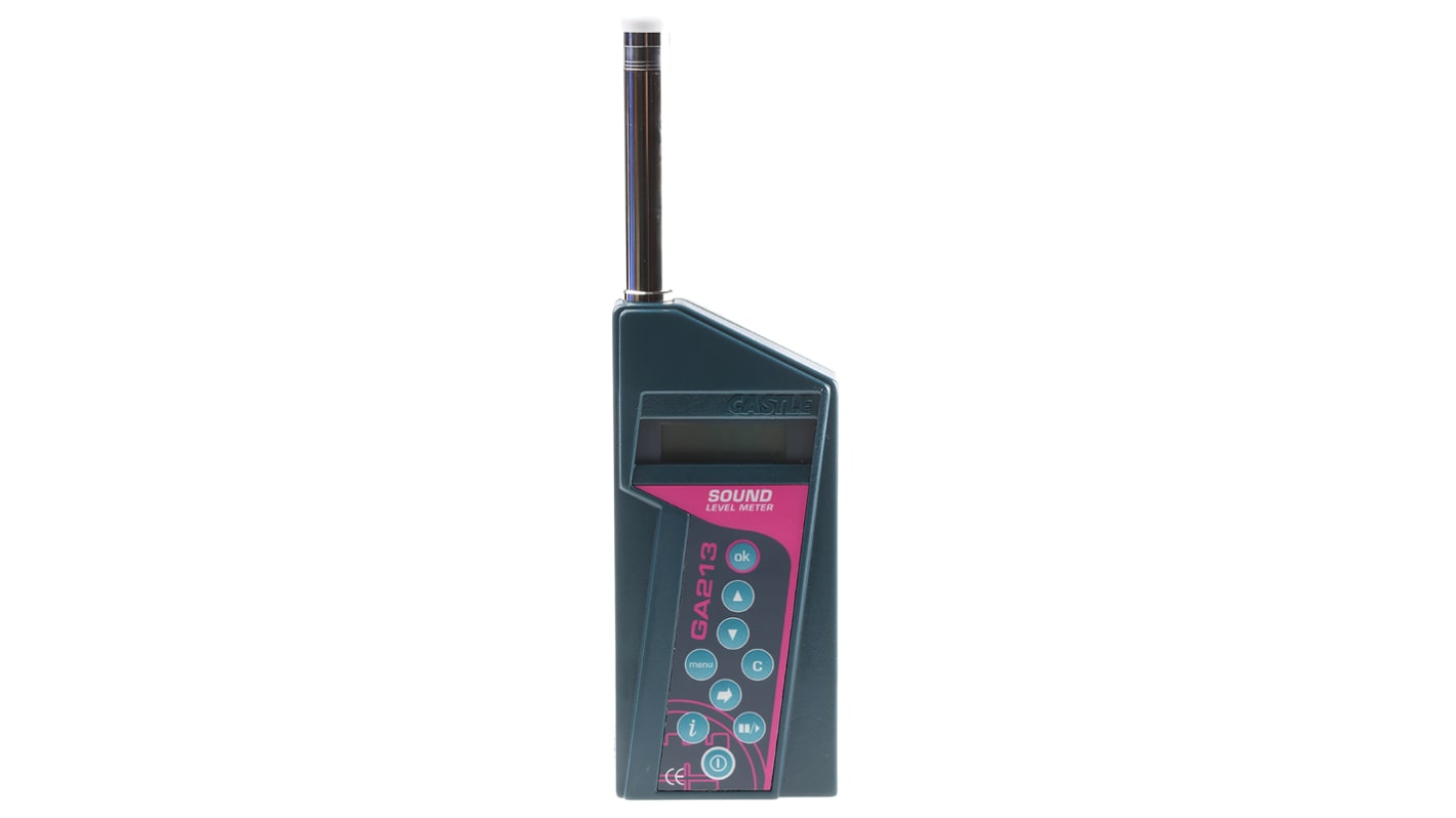 Castle GA 213 Sound Level Meter, 35dB to 140dB, 20kHz max