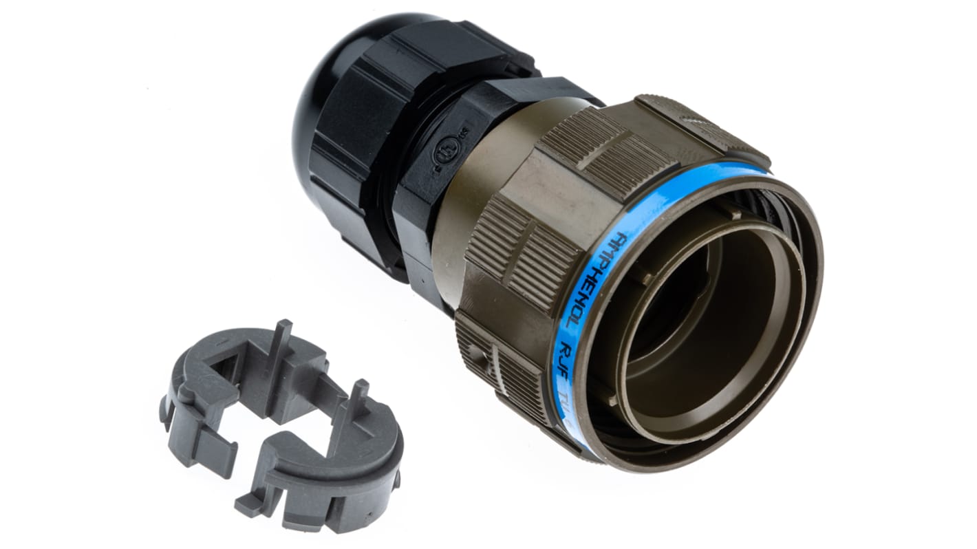 Amphenol Socapex RJFTV Series Male RJ45 Connector, Cable Mount, Cat5e Straight 1 Port 8 -Way