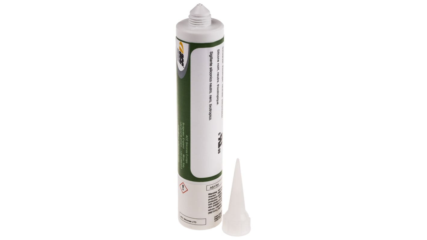 Acc Silicones 740010410 Black Silicone Potting Compound 75 ml