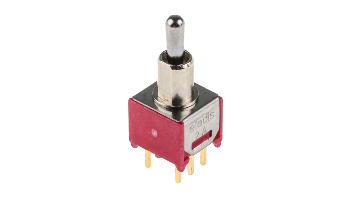 RS PRO トグルスイッチ, On-Off-On, DPDT, 400 mA @ 20 V dc RS PRO トグルスイッチ, On-Off-On, DPDT, 400 mA @ 20 V dc