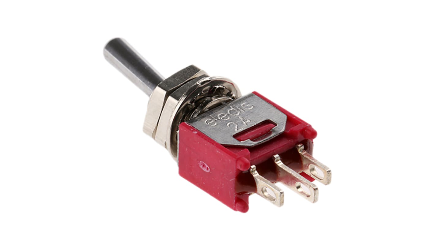 Interrupteur à bascule RS PRO, On-(On), 1RT, 3 A, 28 V c.c.