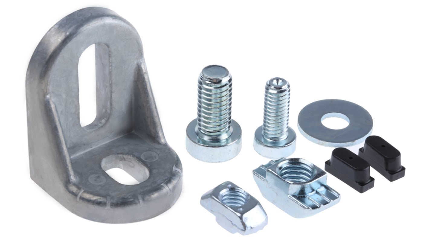 Bosch Rexroth Type R Bracket, Connecting Component, Strut Profile 30 mm, 40 mm, 45 mm, 50 mm, 60 mm, Groove Size 8mm