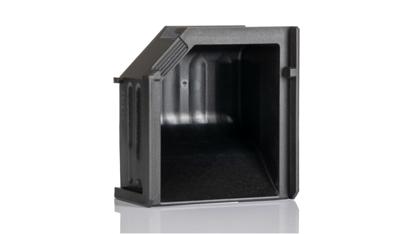 Bosch Rexroth Plastic Storage Bin, 86mm x 82mm x 50mm, Black