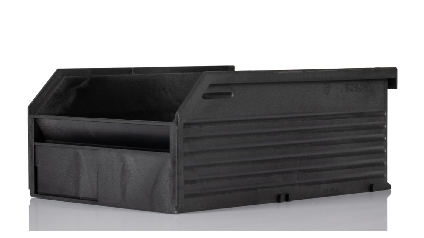 Bosch Rexroth Plastic Storage Bin, 100mm x 173mm, Black