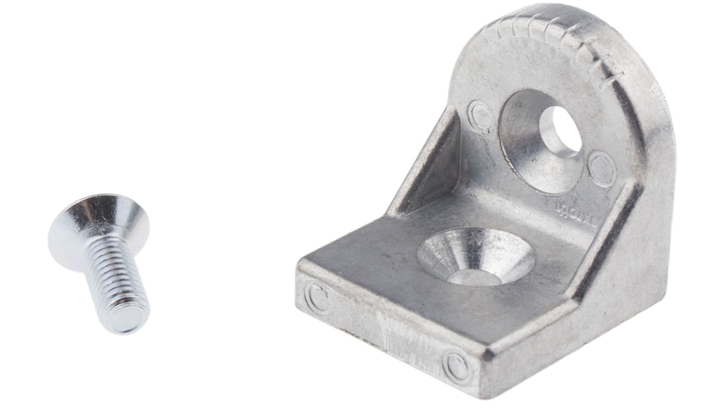 Bosch Rexroth M8 Type R Bracket, Connecting Component, Strut Profile 40 mm, 45 mm, 50 mm, 60 mm, Groove Size 8mm