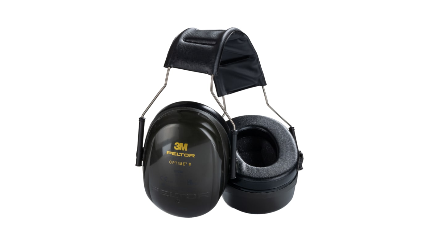 3M PELTOR Optime II Schwarz Kopfbügel Gehörschutz, 31dB, 210g, , CE, EN 352-1