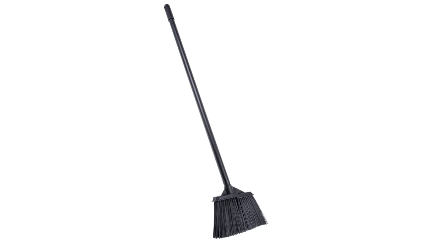 RS PRO Broom, Black With Nylon Bristles for Hygienically Sensitive Areas