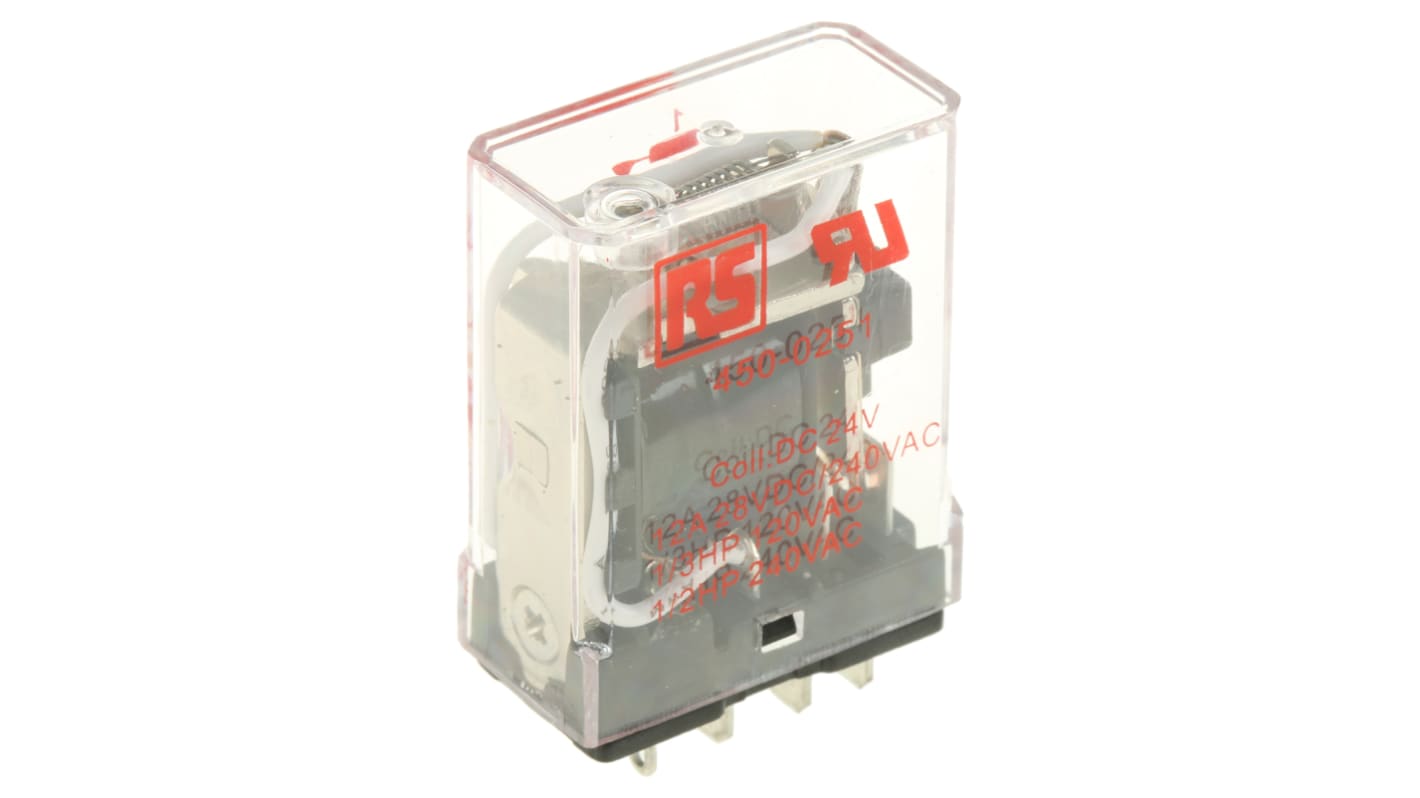 RS PRO  Monostabiles Relais, Printrelais 1-poliger Wechsler 15A 24V dc Spule / 900mW