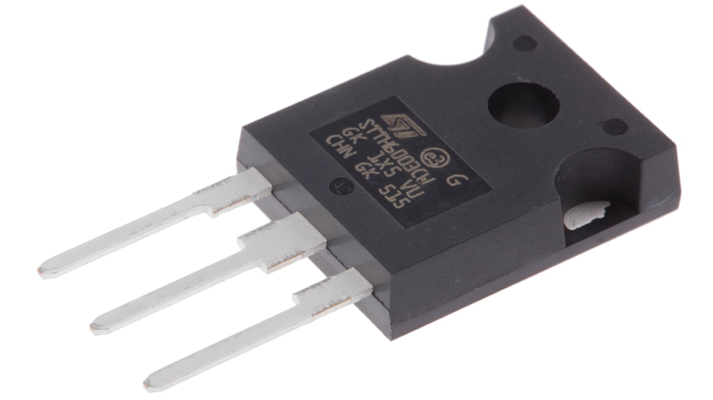 Diodo STMicroelectronics, Su foro, 60A, 300V, TO-247, Switching