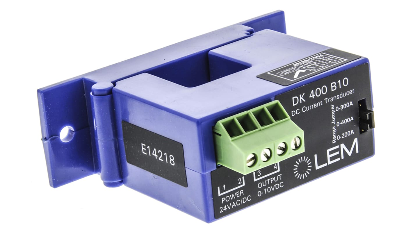 Przekładnik prądowy prąd wej 400A LEM otwór 21.7mm
