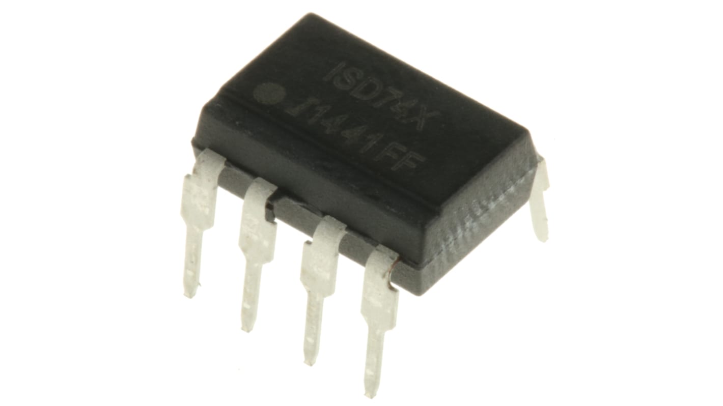 Isocom, ISD74X DC Input Phototransistor Output Dual Optocoupler, Through Hole, 8-Pin PDIP
