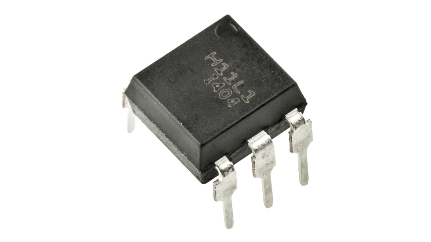 Isocom 通孔光耦, 6针, DIP, 晶体管输出, H11L系列