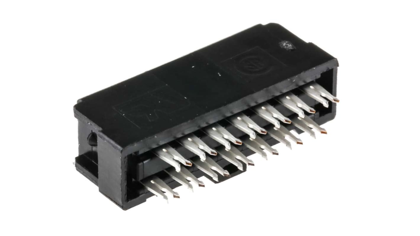 Konektor IDC, řada: AMP-LATCH Novo, rozteč: 2.54mm, počet kontaktů: 14, počet řad: 2, orientace těla: Pravý úhel,