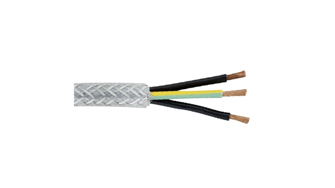 Cable de control apantallado Lapp ÖLFLEX CLASSIC 110 SY de 3 núcleos, 4 mm², Ø ext. 12mm, long. 50m, 300/500 V, 34 A,