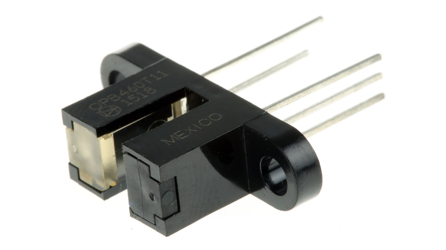 OPB460T11 Optek, Screw Mount Slotted Optical Switch, Buffer, Open-Collector with 10K Pull-Up Resistor Output