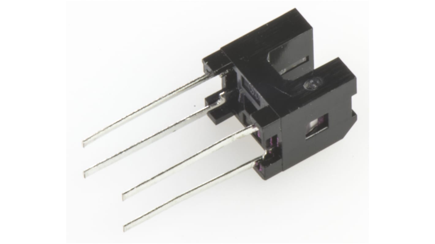 Kodenshi SG THT Phototransistor Gabel-Lichtschranke, Anstieg 50μs / Fallzeit 50μs, 4-Pin