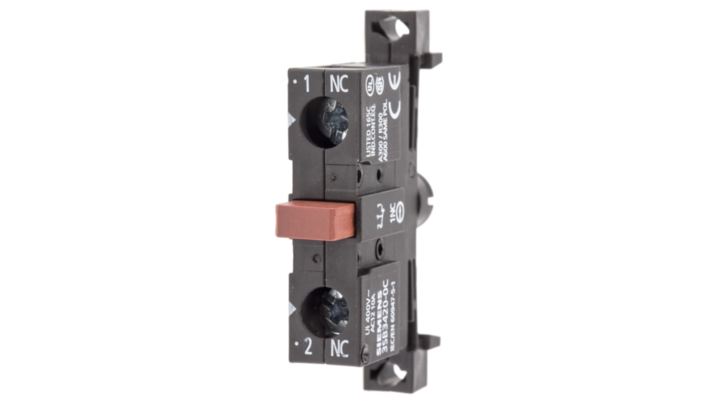 Siemens Siemens 3SB3 Series Contact Block, 1NC