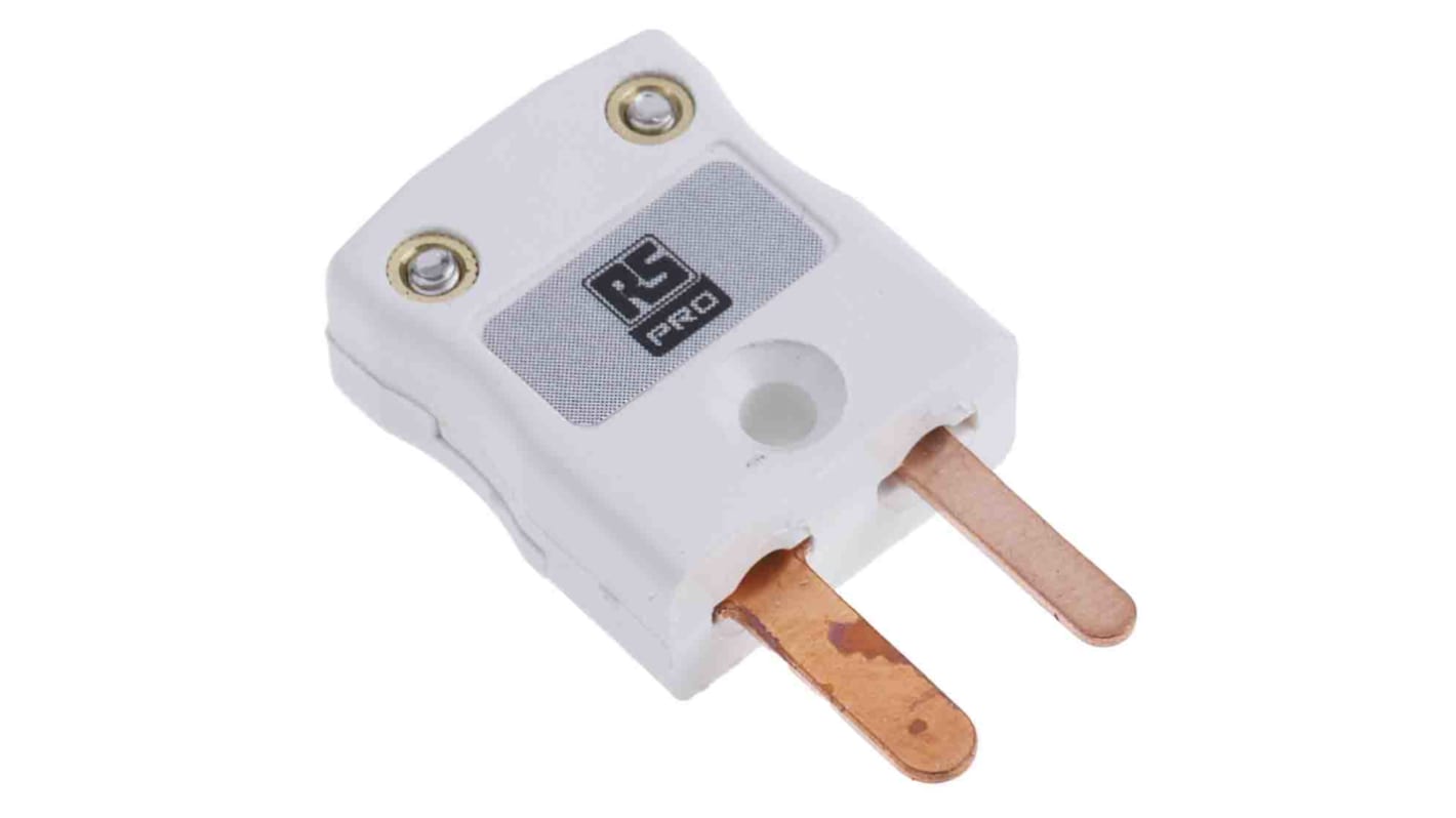 RS PRO Miniature Thermocouple Connector for Use with Type CU Thermocouple, 4mm Probe, IEC, RoHS Compliant Standard