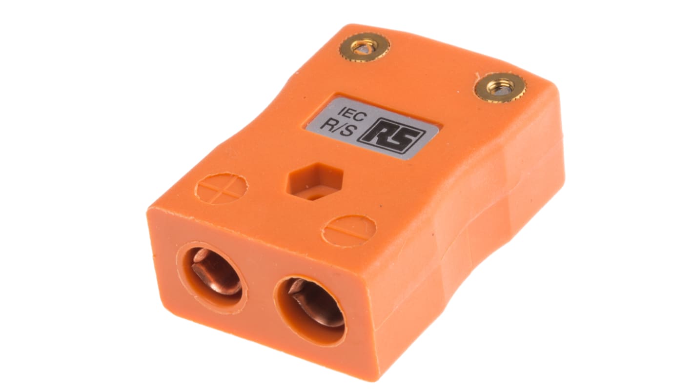 RS PRO Standard Thermocouple Connector for Use with Type R/S Thermocouple, 6mm Probe, IEC, RoHS Compliant Standard