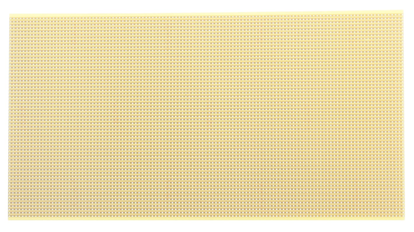CIF Single Sided Matrix Board FR4 1mm Holes, 2.54 x 2.54mm Pitch, 300 x 160 x 1.6mm