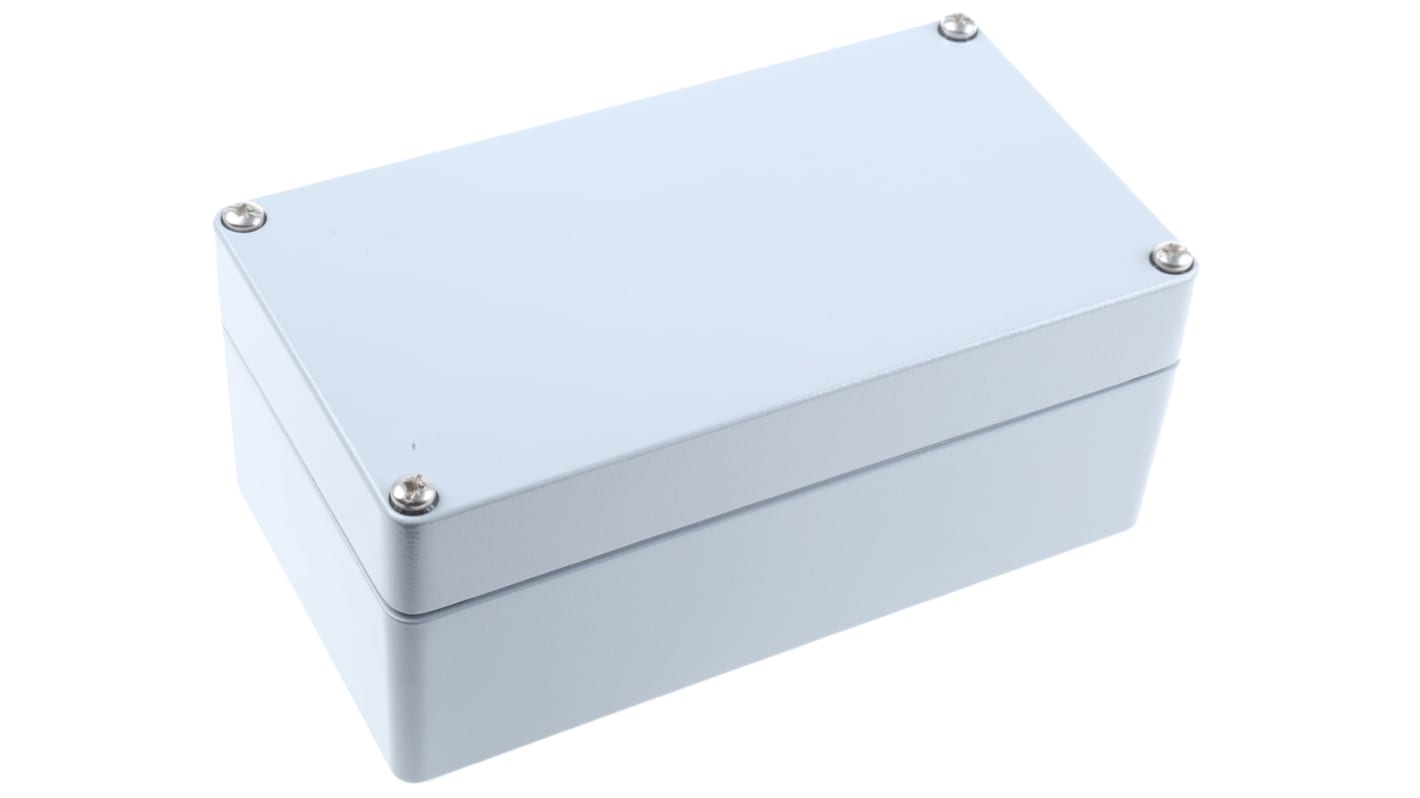 Contenitore a parete Rittal in Alluminio pressofuso 220 x 120 x 91mm, col. RAL 7001, IP66