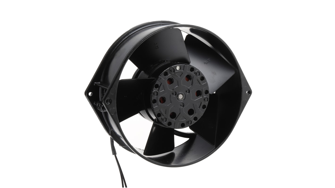 ebm-papst W2S130 Series Axial Fan, 230 V ac, AC Operation, 385m³/h, 47W, 450mA Max, 150 x 55mm